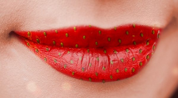 Lippenstift, Erdbeere, Kosmetik