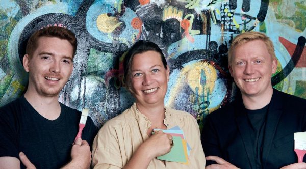 Das Gründerteam von MissPompadour: Niklas Lütteken, Astrid Reintjes und Erik Reintjes (von links).