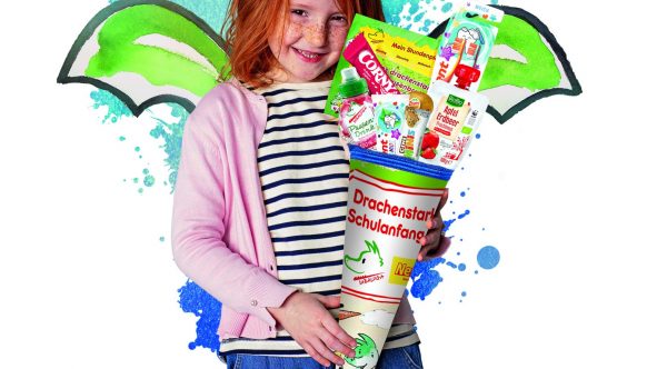 Beim Netto Marken-Discount in Hamburg und Brandenburg erhalten Kinder zur Einschulung eine Gratis Tabaluga-Schultüte. Foto: Netto Marken-Discount